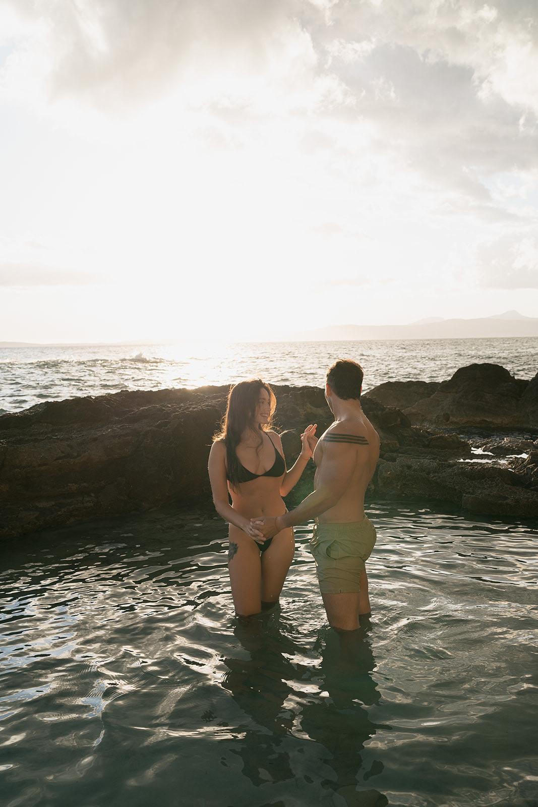 Jimena y Joaquín · Entre las olas